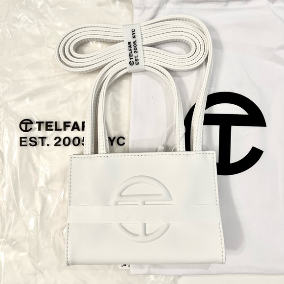 ❌ SOLD - NEW AUTHENTIC Telfar Small White Shopping Bag - Picture 2 of 4